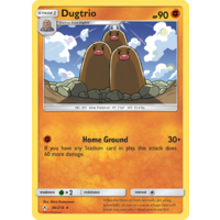 Dugtrio 86/214 SM Unbroken Bonds Rare Pokemon Card NEAR MINT TCG