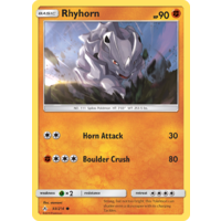 Rhyhorn 93/214 SM Unbroken Bonds Common Pokemon Card NEAR MINT TCG