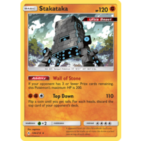 Stakataka 106/214 SM Unbroken Bonds Holo Rare Pokemon Card NEAR MINT TCG