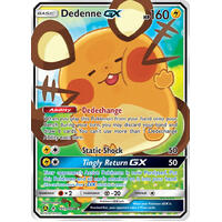 Dedenne GX 195a/214 SM Unbroken Bonds Holo Ultra Rare Full Art Pokemon Card NEAR MINT TCG