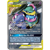 Muk & Alolan Muk GX 197/214 SM Unbroken Bonds Holo Ultra Rare Full Art Pokemon Card NEAR MINT TCG