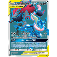 Greninja & Zoroark GX 200/214 SM Unbroken Bonds Holo Ultra Rare Full Art Pokemon Card NEAR MINT TCG