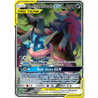 Greninja & Zoroark GX 201/214 SM Unbroken Bonds Holo Ultra Rare Full Art Pokemon Card NEAR MINT TCG