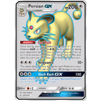 Persian GX 207/214 SM Unbroken Bonds Holo Ultra Rare Full Art Pokemon Card NEAR MINT TCG