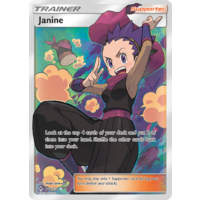 Janine 210/214 SM Unbroken Bonds Holo Ultra Rare Full Art Pokemon Card NEAR MINT TCG