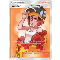 Welder 214/214 SM Unbroken Bonds Holo Ultra Rare Full Art Pokemon Card NEAR MINT TCG