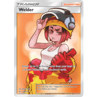 Welder 214/214 SM Unbroken Bonds Holo Ultra Rare Full Art Pokemon Card NEAR MINT TCG