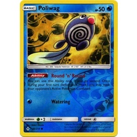 Poliwag 36/214 SM Unbroken Bonds Reverse Holo Common Pokemon Card NEAR MINT TCG