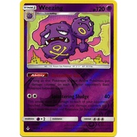 Weezing 74/214 SM Unbroken Bonds Reverse Holo Rare Pokemon Card NEAR MINT TCG
