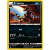 Krokorok 115/214 SM Unbroken Bonds Reverse Holo Uncommon Pokemon Card NEAR MINT TCG