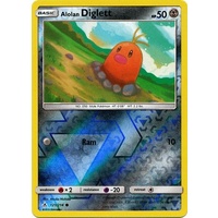 Alolan Diglett 121/214 SM Unbroken Bonds Reverse Holo Common Pokemon Card NEAR MINT TCG