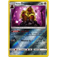 Alolan Dugtrio 122/214 SM Unbroken Bonds Reverse Holo Rare Pokemon Card NEAR MINT TCG