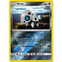 Aron 123/214 SM Unbroken Bonds Reverse Holo Common Pokemon Card NEAR MINT TCG