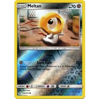 Meltan 128/214 SM Unbroken Bonds Reverse Holo Common Pokemon Card NEAR MINT TCG