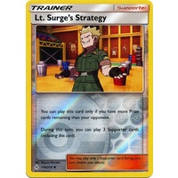 Lt. Surge's Strategy 178/214 SM Unbroken Bonds Reverse Holo Uncommon Trainer Pokemon Card NEAR MINT TCG
