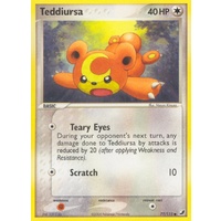 Teddiursa 77/115 EX Unseen Forces Common Pokemon Card NEAR MINT TCG