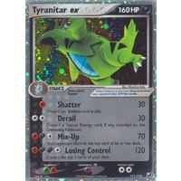 Tyranitar ex 111/115 EX Unseen Forces Holo Ultra Rare Pokemon Card NEAR MINT TCG