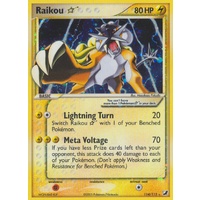 Raikou Gold Star 114/115 EX Unseen Forces Holo Ultra Rare Pokemon Card NEAR MINT TCG