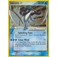 Suicune Gold Star 115 115/115 EX Unseen Forces Holo Ultra Rare Pokemon Card NEAR MINT TCG