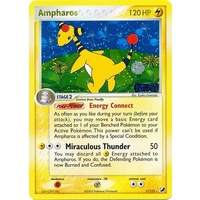 Ampharos 1/115 EX Unseen Forces Reverse Holo Rare Pokemon Card NEAR MINT TCG