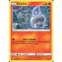 Litwick 28/236 SM Unified Minds Common Pokemon Card NEAR MINT TCG