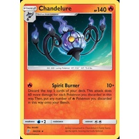 Chandelure 30/236 SM Unified Minds Holo Rare Pokemon Card NEAR MINT TCG