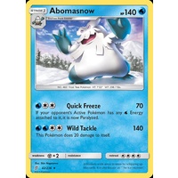 Abomasnow 42/236 SM Unified Minds Rare Pokemon Card NEAR MINT TCG