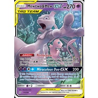 Mewtwo & Mew GX 71/236 SM Unified Minds Holo Ultra Rare Pokemon Card NEAR MINT TCG