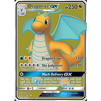 Dragonite GX 229/236 SM Unified Minds Holo Full Art Ultra Rare Pokemon Card NEAR MINT TCG