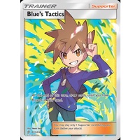 Blue's Tactics 231/236 SM Unified Minds Holo Full Art Ultra Rare Pokemon Card NEAR MINT TCG