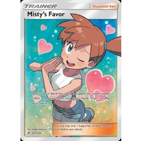 Misty's Favour 235/236 SM Unified Minds Holo Full Art Ultra Rare Pokemon Card NEAR MINT TCG