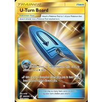 U-Turn Board 255/236 SM Unified Minds Holo Full Art Secret Rare Pokemon Card NEAR MINT TCG