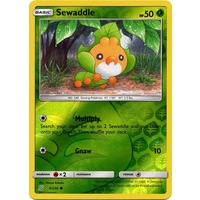 Sewaddle 6/236 SM Unified Minds Reverse Holo Common Pokemon Card NEAR MINT TCG