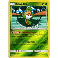 Sewaddle 7/236 SM Unified Minds Reverse Holo Common Pokemon Card NEAR MINT TCG