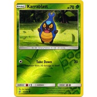 Karrablast 12/236 SM Unified Minds Reverse Holo Common Pokemon Card NEAR MINT TCG