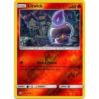 Litwick 28/236 SM Unified Minds Reverse Holo Common Pokemon Card NEAR MINT TCG