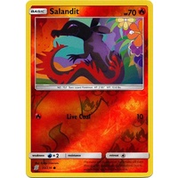 Salandit 33/236 SM Unified Minds Reverse Holo Common Pokemon Card NEAR MINT TCG