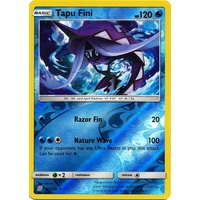 Tapu Fini 53/236 SM Unified Minds Reverse Holo Rare Pokemon Card NEAR MINT TCG