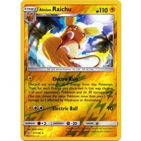 Alolan Raichu 57/236 SM Unified Minds Reverse Holo Rare Pokemon Card NEAR MINT TCG
