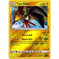Tapu Koko 69/236 SM Unified Minds Reverse Holo Rare Pokemon Card NEAR MINT TCG