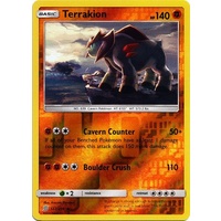 Terrakion 122/236 SM Unified Minds Reverse Holo Rare Pokemon Card NEAR MINT TCG