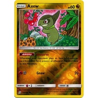 Axew 154/236 SM Unified Minds Reverse Holo Common Pokemon Card NEAR MINT TCG