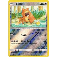 Bidoof 171/236 SM Unified Minds Reverse Holo Common Pokemon Card NEAR MINT TCG