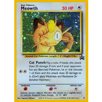 Meowth #10 WOTC Holo Black Star Promo Pokemon Card NEAR MINT TCG