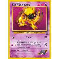 Sabrina's Abra #19 WOTC Black Star Promo Pokemon Card NEAR MINT TCG