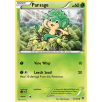 Pansage 10/146 XY Base Set Common Pokemon Card NEAR MINT TCG