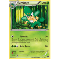 Simisage 11/146 XY Base Set Rare Pokemon Card NEAR MINT TCG