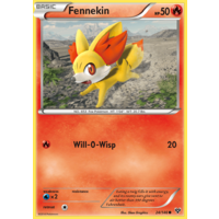 Fennekin 24/146 XY Base Set Common Pokemon Card NEAR MINT TCG