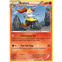Braixen 25/146 XY Base Set Uncommon Pokemon Card NEAR MINT TCG