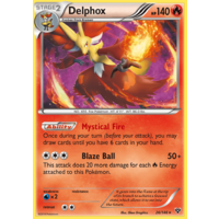 Delphox 26/146 XY Base Set Holo Rare Pokemon Card NEAR MINT TCG